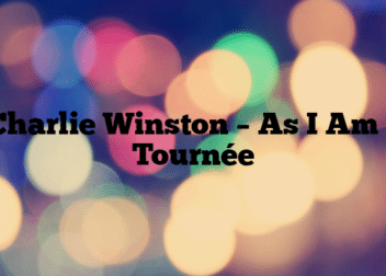 Charlie Winston – As I Am – Tournée